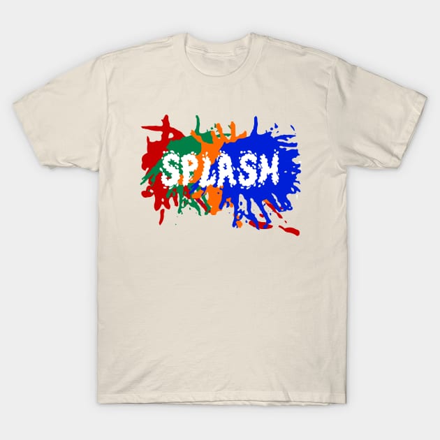 SPLASH on tee T-Shirt by elio